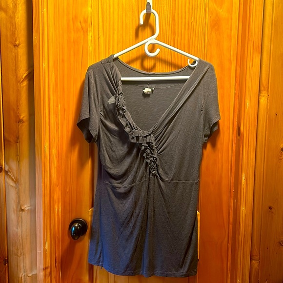 POOOLS / Holland Designed / Unique Cap Sleeve Shirt / Size: 42 (Europe) - Picture 1 of 7